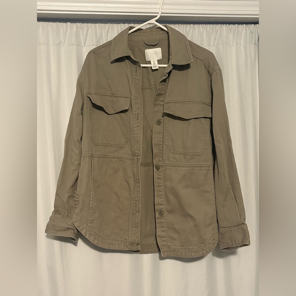 H&M Olive Green Utility Jacket